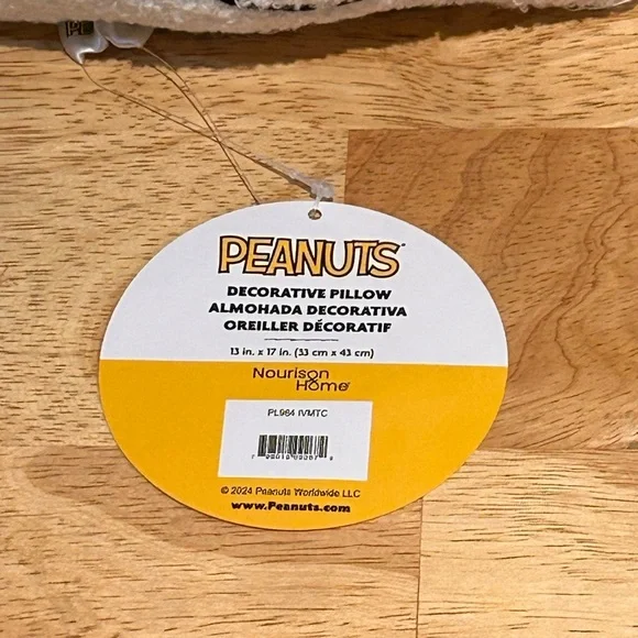 NWTS Peanuts Snoopy 17” Pickleball Plush Decorative Limited Edition Pillow - Picture 4 of 5